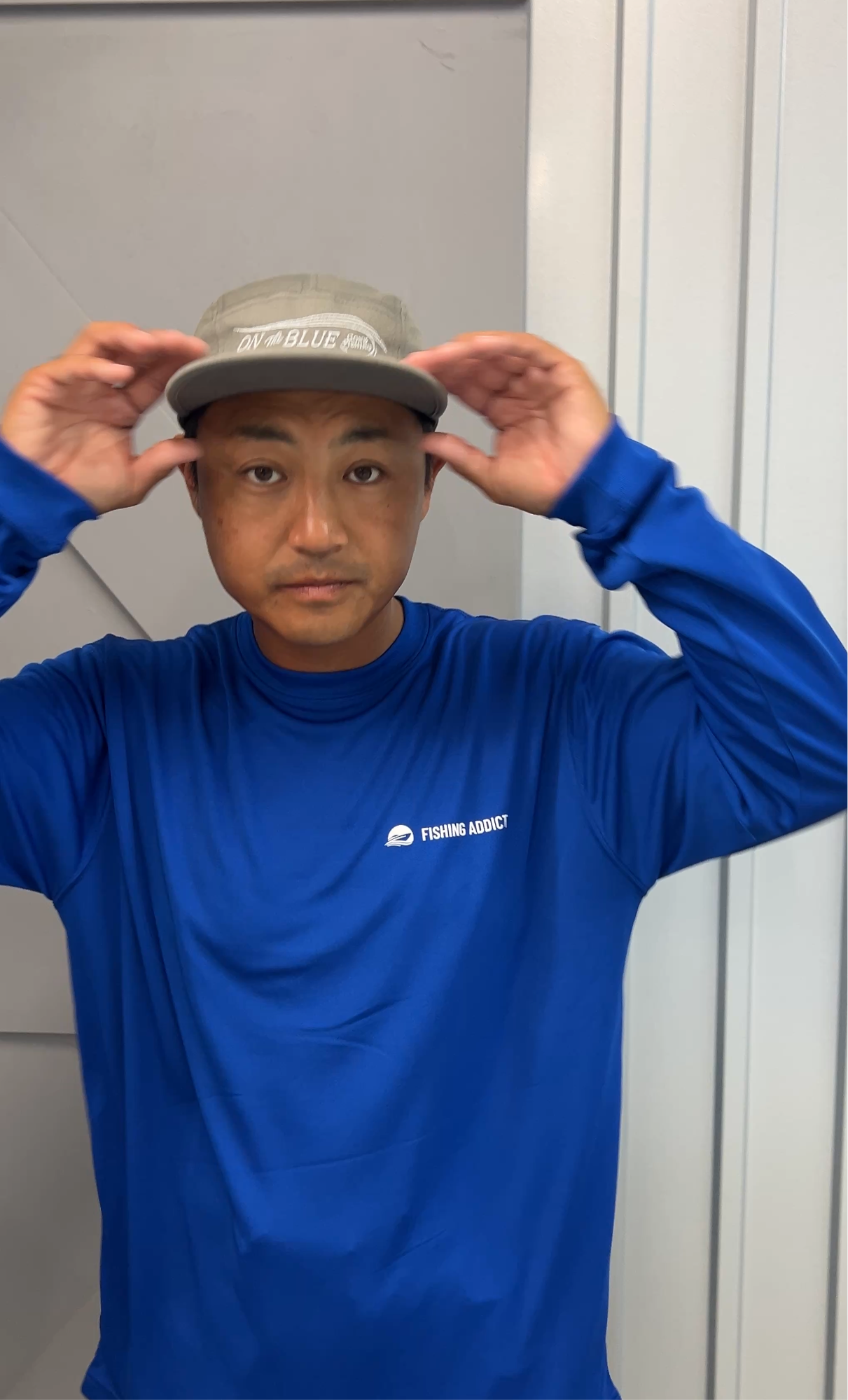 "Gone fishing"シルキードライロングT