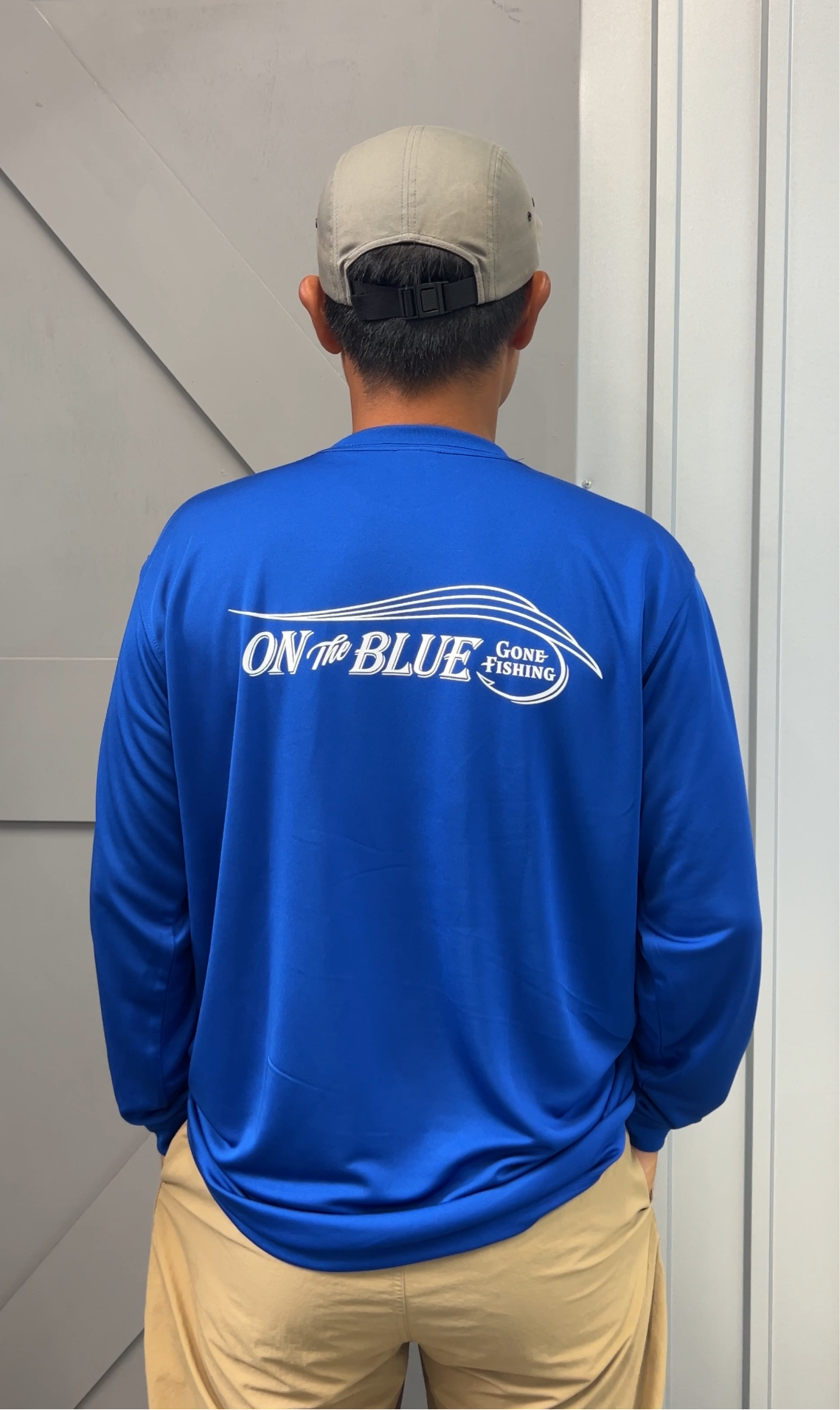 "Gone fishing"シルキードライロングT