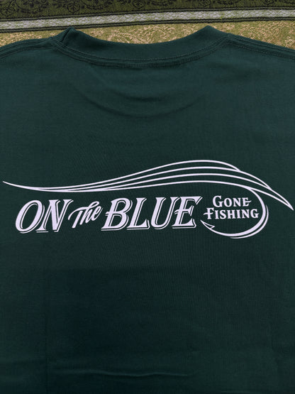 "Gone fishing"6.2ozプレミアムTシャツ