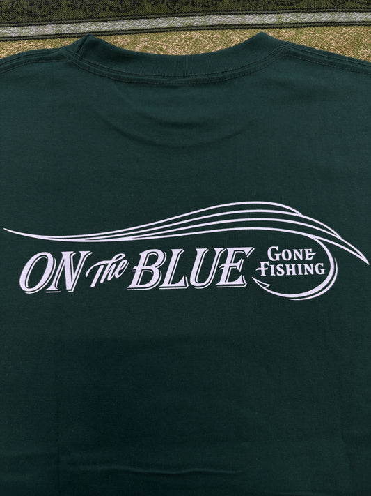 "Gone fishing"6.2ozプレミアムTシャツ