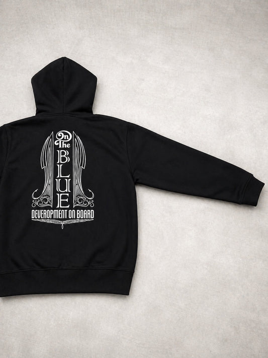 "DEVEROPMENT ON BOARD" 10.0oz T/C ｽｳｪｯﾄﾌﾙｼﾞｯﾌﾟﾊﾟｰｶ（裏起毛）